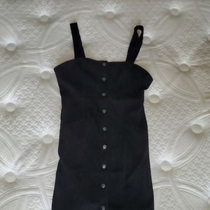 Black Dress with buttons